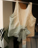 Lana's Bow Top in Mint Green Gingham Check