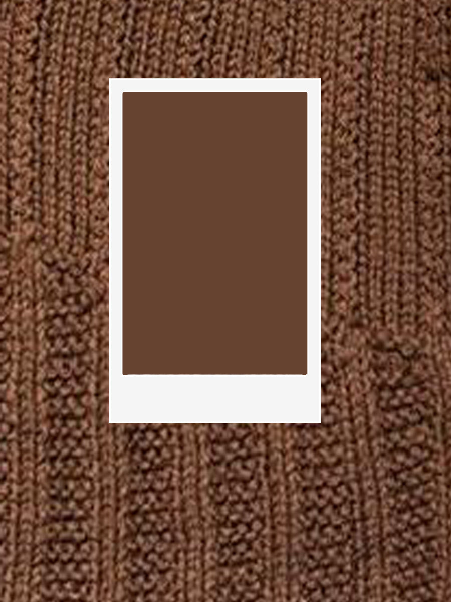 pantone shade of rustic brown.