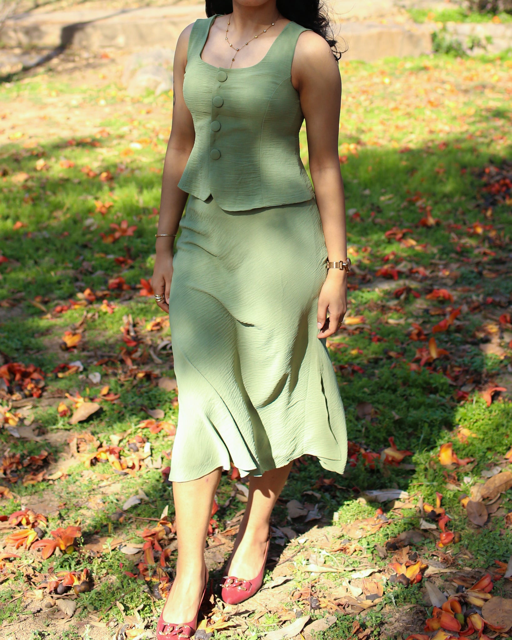 The Sway Vest - Fresh Sage
