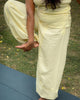 Busy & Breathe Pant | Moss Texture | Butter Yellow