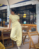 Busy & Breathe Pant | Moss Texture | Butter Yellow