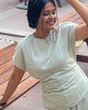Efforts & Ease Top | Moss Texture | Stoney Sage