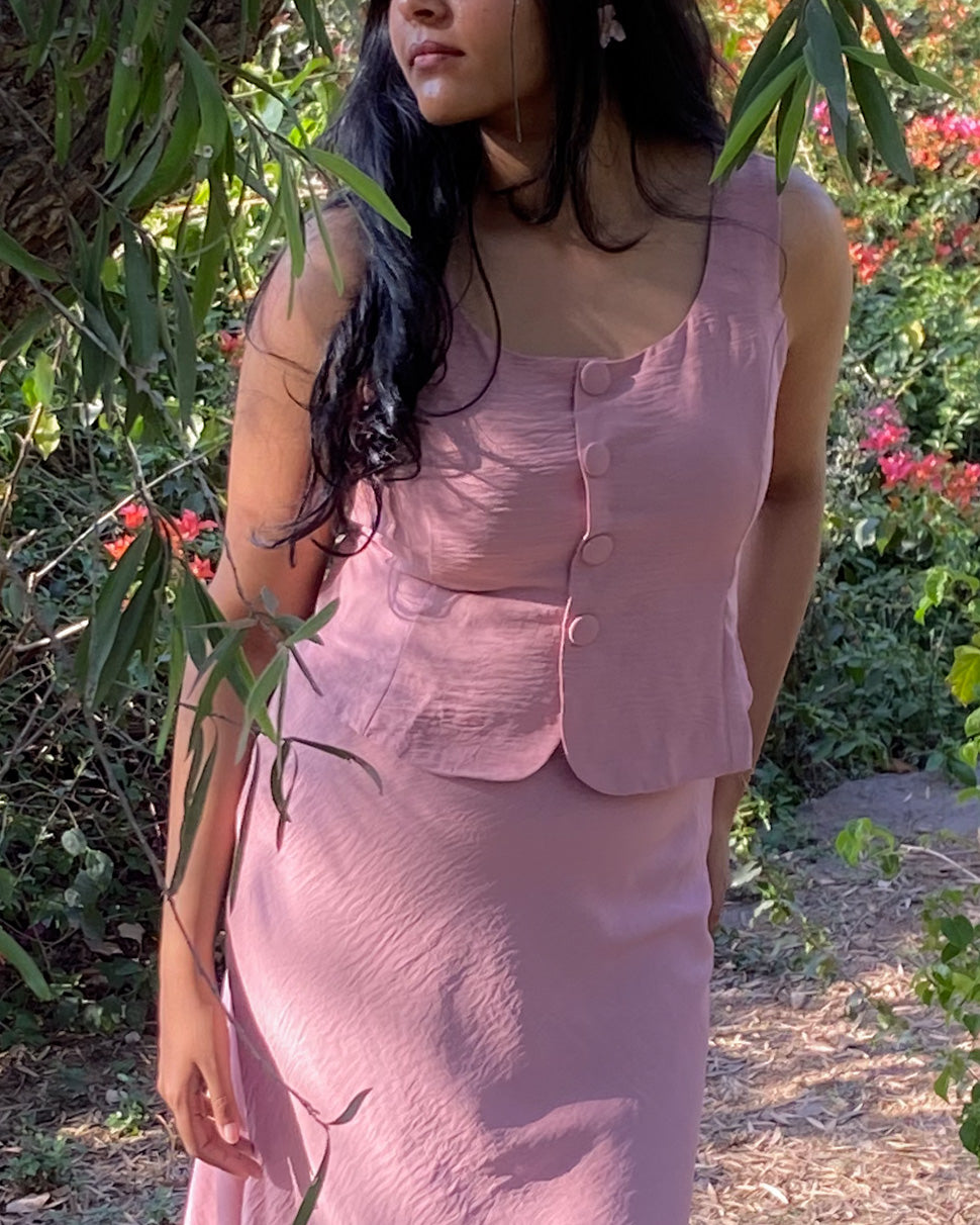 The Sway Vest - Light Mauve