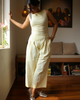 Routine & Return Pant | Moss Texture | Butter Yellow